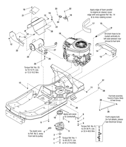 Engine Group - 26hp Briggs And Stratton (7501422) Diagram and Parts List for 107289920-7800514,ZTS6000 2009 Briggs and Stratton Lawn Tractor Accessories